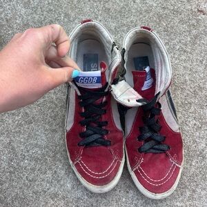 Golden Goose Red Slides size 38